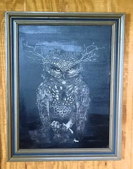 <p><br/>I love the woodsy owl painting I purchased. It is earthy and unique. Jen is a very talented artist and a joy to work with!<br/><br/><br/></p>